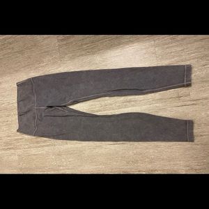 Lululemon grey acid wash leggings